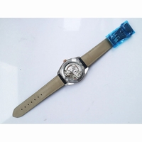 Omega Aqua Terra Master RG Bezel White Textured Dial Black Leather A8900