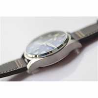IWC Pilot Chrono SS 387808 Black Dial Brown Leather ZF A7750