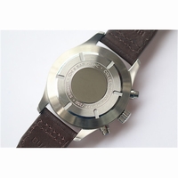 IWC Pilot Chrono SS 387808 Black Dial Brown Leather ZF A7750