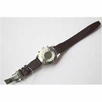 IWC Pilot Chrono SS 387808 Black Dial Brown Leather ZF A7750