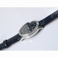 Rendez-Vous Night & Day Blue Dial Leather Strap A898 ZF