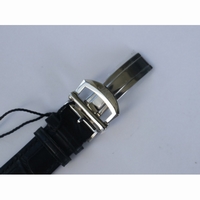 Portofino Chrono Black Dial Black Leather Strap A7750 ZF