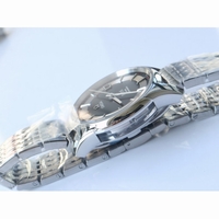 De Ville Hour Vision 41mm Black/Silver Dial Black Croco Leather Strap & Bracelet A8500 Super Clone VSF