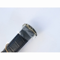 De Ville Hour Vision 41mm Black/Silver Dial Black Croco Leather Strap & Bracelet A8500 Super Clone VSF