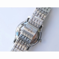 De Ville Hour Vision 41mm Black/Silver Dial Black Croco Leather Strap & Bracelet A8500 Super Clone VSF