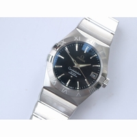 Constellation 38mm Stick Markers Black & Silver Dial Bracelet A8500 Super Clone VSF