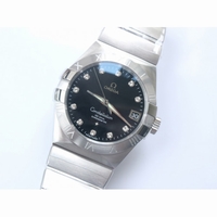 Constellation 38mm Diamond Markers Black & Silver Dial Bracelet A8500 Super 
