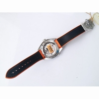 Planet Ocean 43.5mm Black/Orange Bezel Black Dial Bracelet & Nylon Strap A8900 VSF Super Clone V2