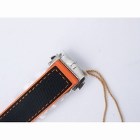 Planet Ocean 43.5mm Black/Orange Bezel Black Dial Bracelet & Nylon Strap A8900 VSF Super Clone V2