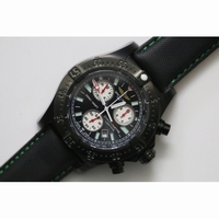 Breitling Avenger Skyland PVD Black/White With Black/Green Nylon Strap Swiss ETA Quartz