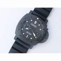 Pam 979 Carbotech Carbon Dial Rubber P.9010 VSF Super Clone Free Leather Strap