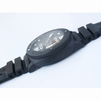 Pam 979 Carbotech Carbon Dial Rubber P.9010 VSF Super Clone Free Leather Strap