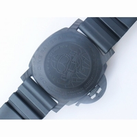 Pam 979 Carbotech Carbon Dial Rubber P.9010 VSF Super Clone Free Leather Strap