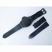 Pam 979 Carbotech Carbon Dial Rubber P.9010 VSF Super Clone Free Leather Strap
