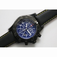 Breitling Avenger Skyland PVD Blue With Black/Yellow Nylon Strap Swiss ETA Quartz