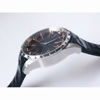 Excalibur Knights of the Round Table II Black Dial Black Leather MIYOTA 9015 ZF