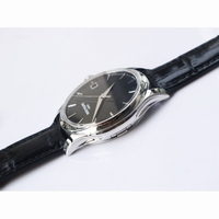 Calatrava 5227 Black & White Dial Leather Strap 324CS ZF