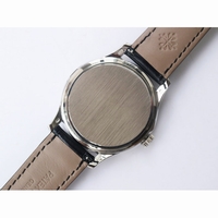Calatrava 5227 Black & White Dial Leather Strap 324CS ZF