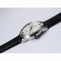 De Ville Prestige Real Power Reserve Blue Markers White Dial Leather MIYOTA 9015 ZF