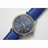 IWC Portofino Automatic Blue SS Leather MIYOTA 9015