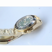 Rolex GMT-Master II 116718 Full YG Ceramic Bezel Black&Green Dial Bracelet BP A2813 V2 Correct Hand Stack