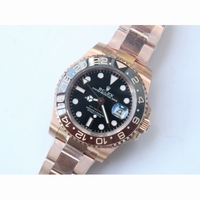 GMT Master II 2018 126715CHNR RG Black Dial Bracelet BP A2813 