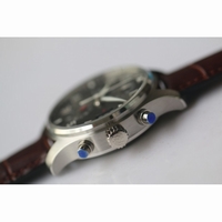 Pilot Spitfire Chrono IW387802 Grey Dial Brown Leather V6F A7750