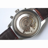 Pilot Spitfire Chrono IW387802 Grey Dial Brown Leather V6F A7750