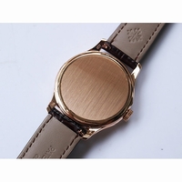 Calatrava 5227R RG & YG White Dial Leather Strap A324CS ZF