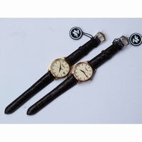 Calatrava 5227R RG & YG White Dial Leather Strap A324CS ZF