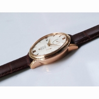 De Ville Prestige Real Power Reserve RG Blue Markers Gray Dial Leather Strap MIYOTA 9015 ZF