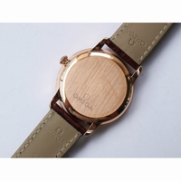 De Ville Prestige Real Power Reserve RG Blue Markers Gray Dial Leather Strap MIYOTA 9015 ZF