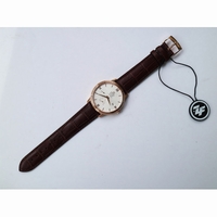 De Ville Prestige Real Power Reserve RG Blue Markers Gray Dial Leather Strap MIYOTA 9015 ZF