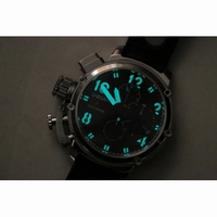 U-51 Chimera Limited Edition Leather Quartz Black/Blue