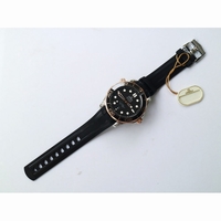 2018 Seamaster Diver 300M SS RG Ceramic Bezel Black Dial Rubber Strap A8800 VSF