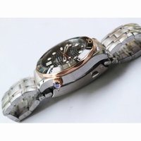 2018 Seamaster Diver 300M SS RG Ceramic Bezel Black Dial Two Tone Bracelet A8800