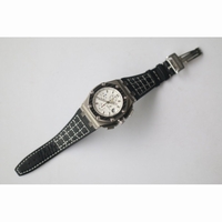 Royal Oak Offshore Juan Pablo Montoya Titanium White Dial Black Leather JF A2226