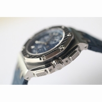 Royal Oak Offshore Juan Pablo Montoya Titanium Blue Dial Blue Leather JF A2226