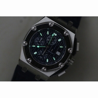 Royal Oak Offshore Juan Pablo Montoya Titanium Blue Dial Blue Leather JF A2226