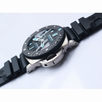 Pam 799 Titanium Carbotech Bezel Black Dial Rubber Strap P.9010 Clone VSF