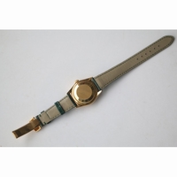 DayDate Full YG Wrapped 36mm Green Dial Green Croco Leather BP Eta2836