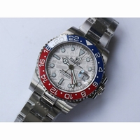 GMT-Master II 126719BLRO Pepsi Ceramic Bezel White Dial Bracelet BP A2813 Correct Hand Stack
