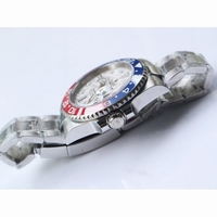 GMT-Master II 126719BLRO Pepsi Ceramic Bezel White Dial Bracelet BP A2813 Correct Hand Stack