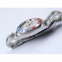 GMT-Master II 126719BLRO Pepsi Ceramic Bezel White Dial Bracelet BP A2813 Correct Hand Stack