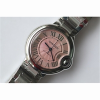 Ballon Bleu 33mm Pink Dial Bracelet or Leather SWF SEIKO NH05A