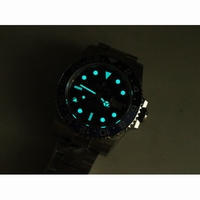 GMT Master II 126710BLNR Blue/Black Ceramic Bezel Black Dial Oyster & Jubilee Bracelet BP A2813 Correct Hand Stack
