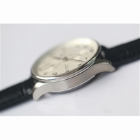 IWC Portuguese Chrono IW371447 White Dial Silver Marker Black Leather ZF A7750