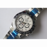 Daytona 116500LN Ceramic Bezel White & Black Dial Bracelet BP A7750