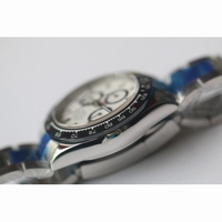 Daytona 116500LN Ceramic Bezel White & Black Dial Bracelet BP A7750