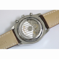 Master Moonphase Chronograph SS White Diamond Bezel Leather A7751
